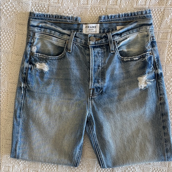 Frame Denim Le Pegged Jean in Aldine wash Women's Sz 26 - Picture 2 of 15